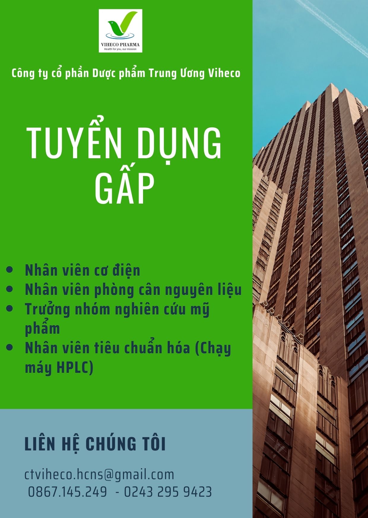 BẢN TIN TUYỂN DỤNG CUỐI NĂM 2023