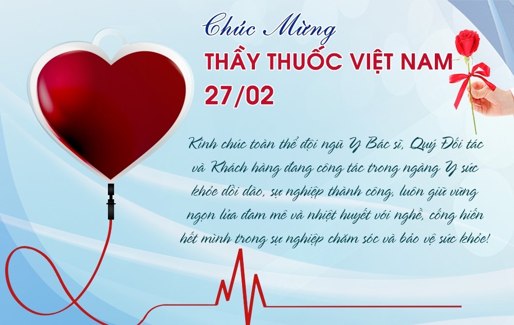 VIHECO CHÚC MỪNG NGÀY THẦY THUỐC VIỆT NAM 27-2